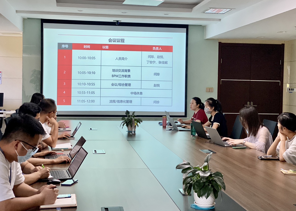 BOdog官网微电召开首期BPM专项培训交流会
